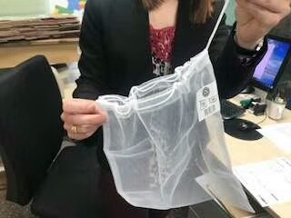 20D/50D Polyester Mesh Vegetable Storage Bags , Reusable Mesh Net Bag Drawstrings