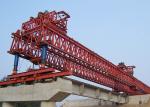 Durable Steel Bridge Girder Launcher , Launcher Crane For Bridge Tunnel