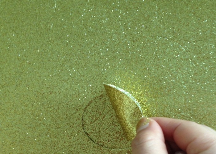 Eco - Friendly Glitter Stock Paper , 65cm Width Sparkle Craft Paper
