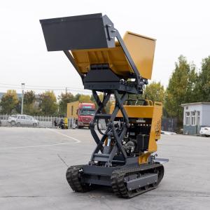 Quality Lifting Platform Mini Loader Machine 500kgs 1000kgs Mini Dumper Truck With Rubber Track wholesale