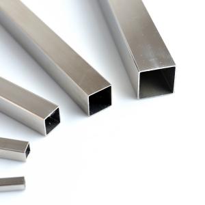 Quality Structure Application 201 304 Stainless Steel Square Tube / Stainless Steel Rectangle Pipe ASTM A312 wholesale