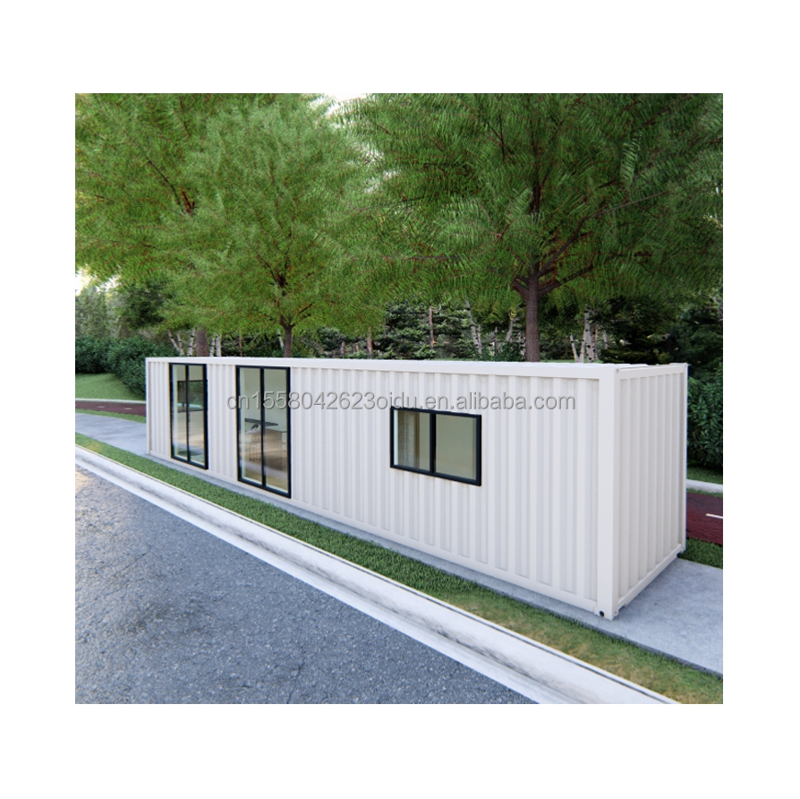Modern Design Style 40ft Two Bedroom Foldable Container Customized Color and Glass Door for Outdoor Living