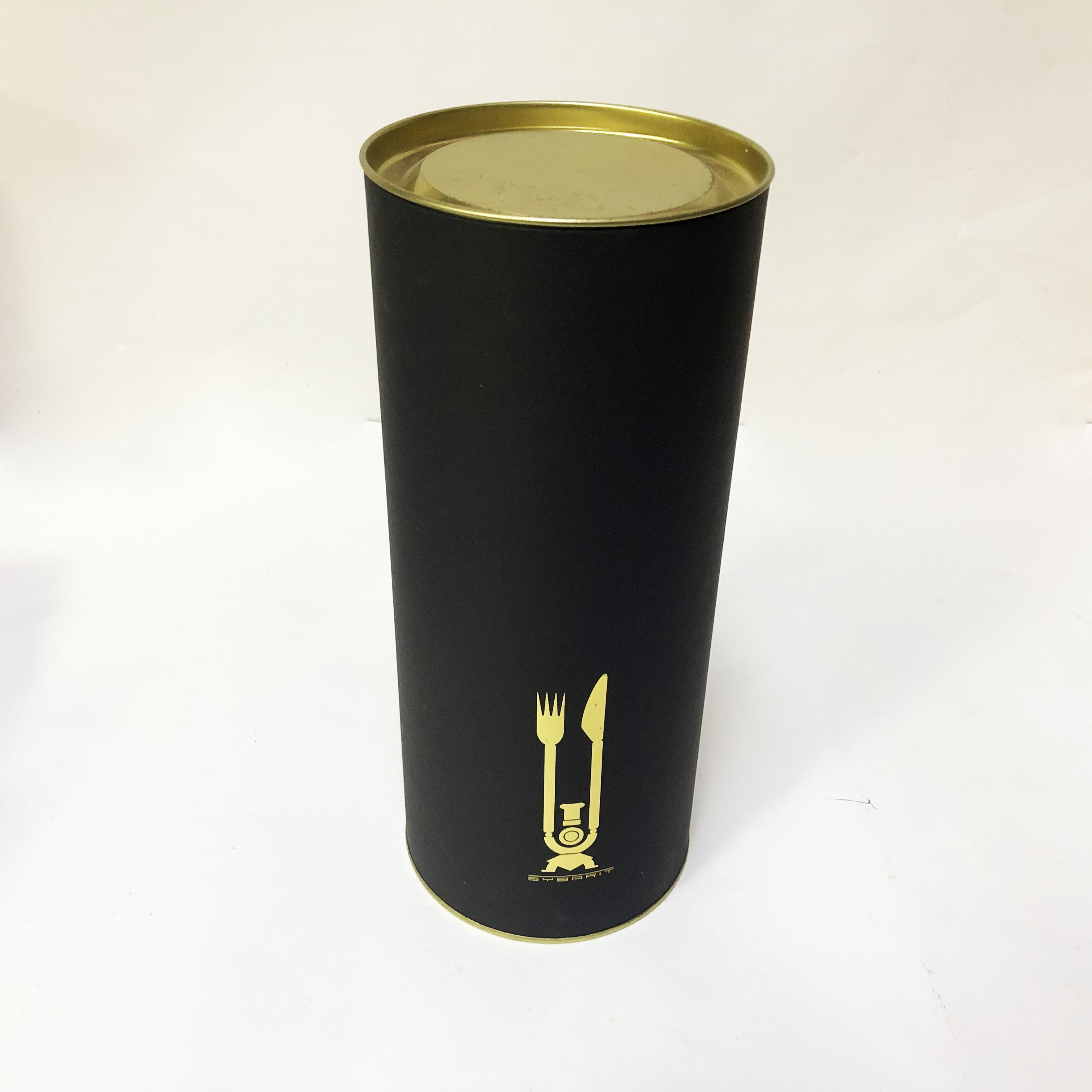 Hot Foil Stamping H220mm Biodegradable Tube Carton Packaging