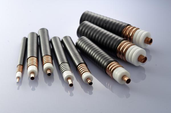 Microwave Telecom RF Feeder Cable , 3/8 Inches RF Coaxial Cable With PE Jacket