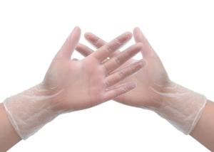 Quality Clear Transparent Powder Free PVC Disposable Medical Gloves wholesale