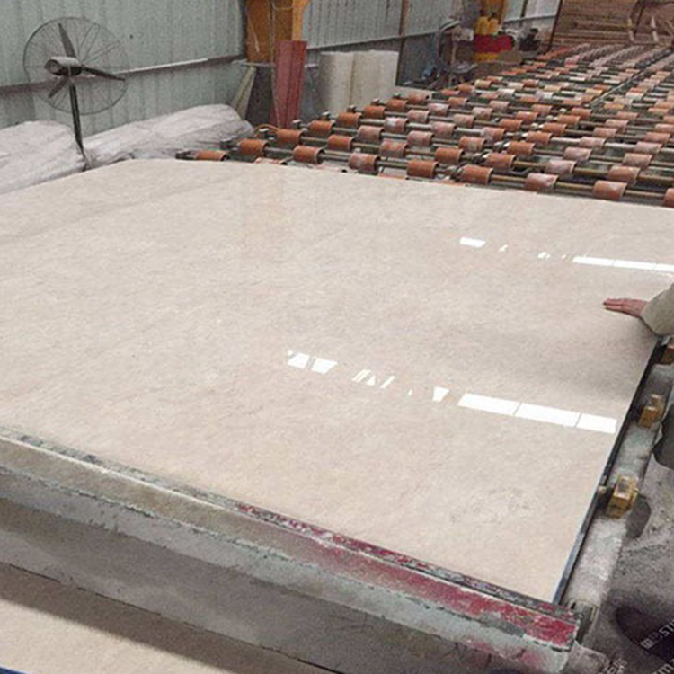 Custom Size Ultraman Beige Marble Stone Slab With 250-280cm Length