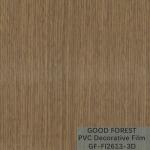 Flowability PVC Decorative Film Scratch Resistance Wooden Grain