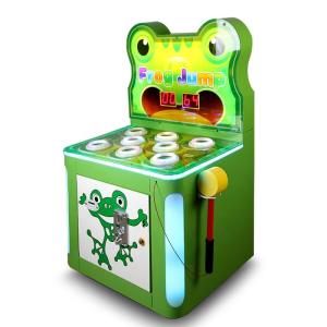 Quality Kids Crazy Frog Redemption Arcade Machines Hit Hammer Coin Pusher Type wholesale