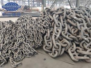 Quality 70MM Grade U3 Stud Link Anchor Chain In Stock Black Painted wholesale
