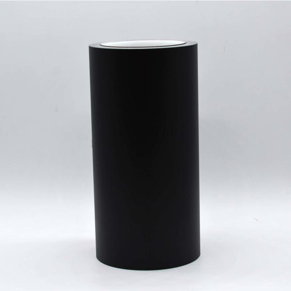 Matte Black Anti Static Label Material Permanent Adhesive Polyimide 1Mil With