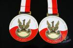 Zinc alloy Swinning Sports Marathon Metal Award Medals Soft Enamel 3d Die