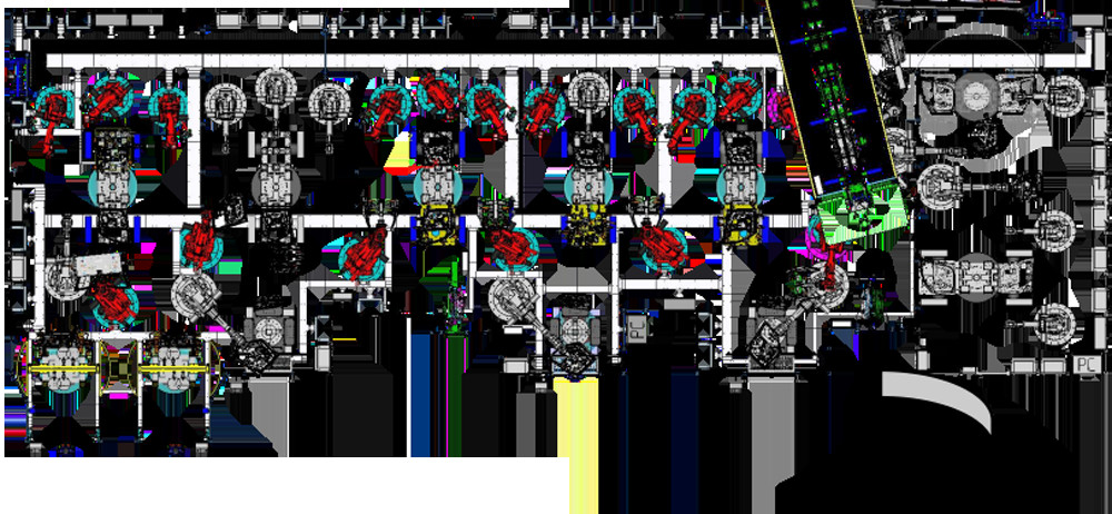 Integrated Body Shop And Assembly Shop Robotics Automation Solution Automotive Production Line Turn Key Project