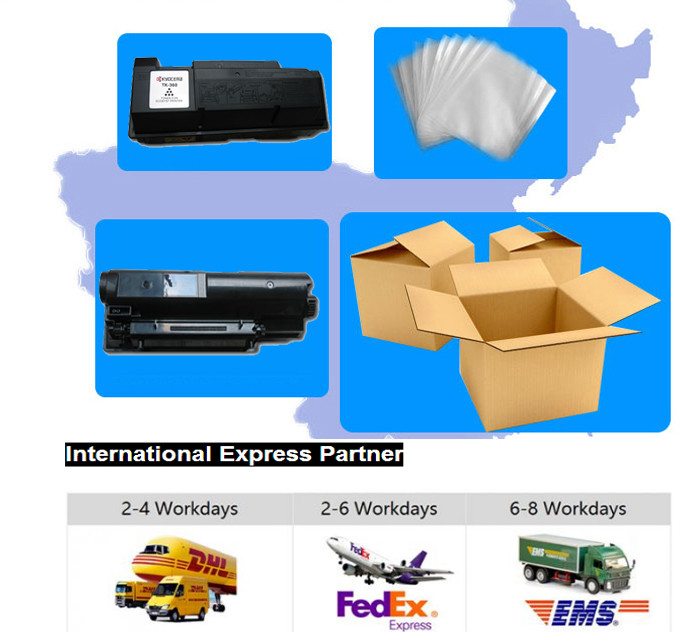 Lower Waste Toner Rate Kyocera TK-350 Black Laser Toner Cartridge for Kyocera Printers - FS3920D