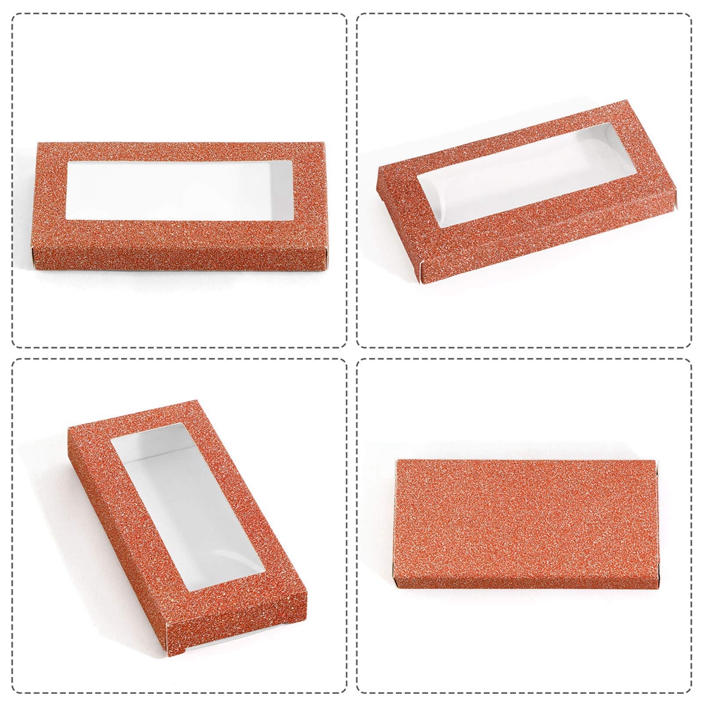 Custom Logo Cosmetic Eyelash Packaging Cardboard Paper Box For Eyelash With Materials