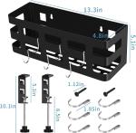 BBQ Accessories Organizer Box 28" 36" Blackstone Griddles Caddy Clamp on