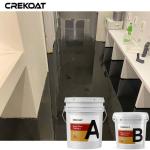 Urethane Topcoats Metallic Epoxy Floor Coating For Commercial Restaurant