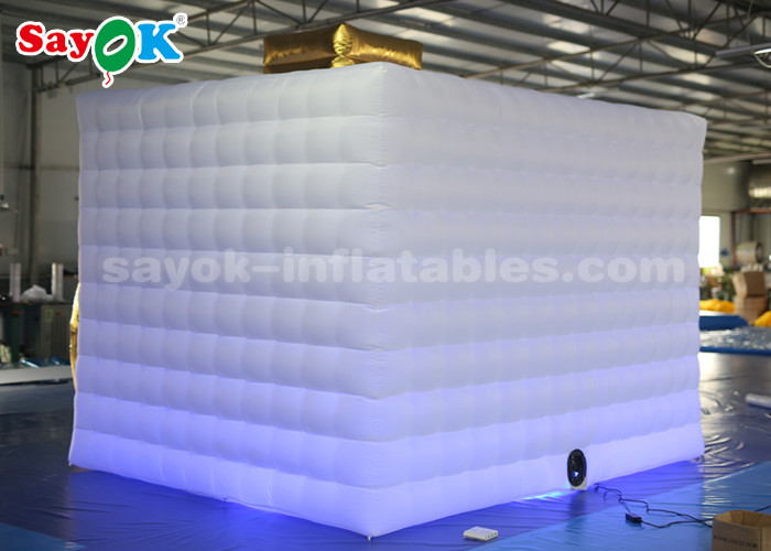 Inflatable Cube Tent Portable Inflatable Photo Booth 210D Oxford Cloth Material Waterproof