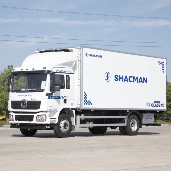 4X2 12-15 Tons SHACMAN Thermo King Refrigerated Truck For Frozen Meat Fish