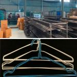 Disposable Commercial Clothes Hangers , Lightweight Wire Dry Cleaning Hangers