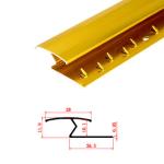 Aluminum Metal Carpet Edge Trim 10mm Transition Strip Door Threshold