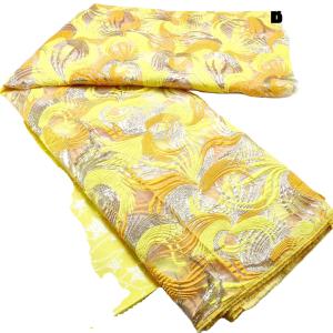 Quality 2023 African Brocade Fabric Jacquard Damask Design Brocade Jacquard Fabric High Quality For Party Wedding Dress wholesale
