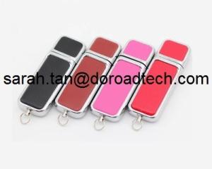 Quality Leather USB Flash Drive, High Quality Free Logo Printing Leather USB Pen Drive wholesale