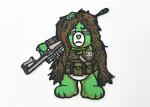 Boy Scout Clothing Embroidery Patches Bear Logo With Hook Backing