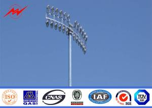 Quality Explosion - proof Overpass High Mast Pole , 40m Toll - Station / Square Light Poles wholesale