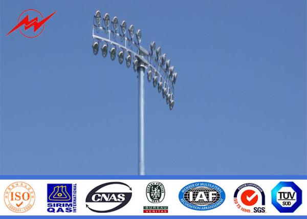 Explosion - proof Overpass High Mast Pole , 40m Toll - Station / Square Light