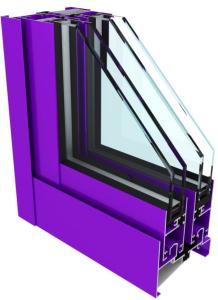 China 6063 Glue Injection Aluminium Window Frame Extrusions on sale