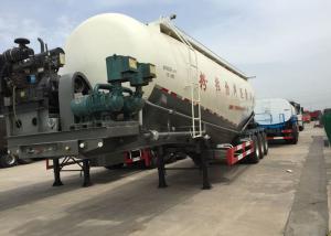 Quality 48.5cbm Mn Steel Bulk Cement Tank Semi Trailer Truck ISO / 3C / BV / IFA / SGS wholesale