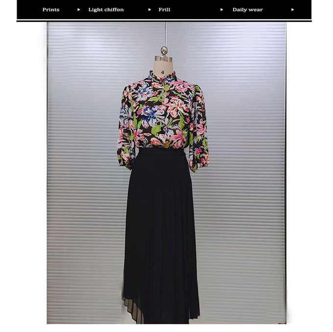Water print Recycled Polyester GRS Floral Printed Blouse
