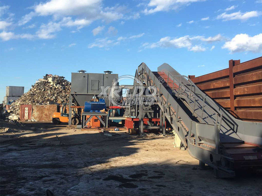 Hydraulic Scrap Radiator Scrap Car Bicycle Shredder Waste Steel Iron Scrap Copper and Aluminum Crusher