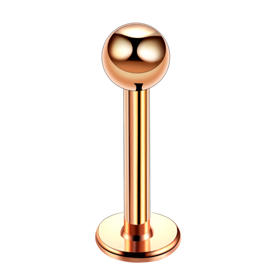16G Surgical Steel Stud Piercing Gold Labret Lip Ear Cartilage Lip Pircing Ombligo Ear Pircing Body Jewelry
