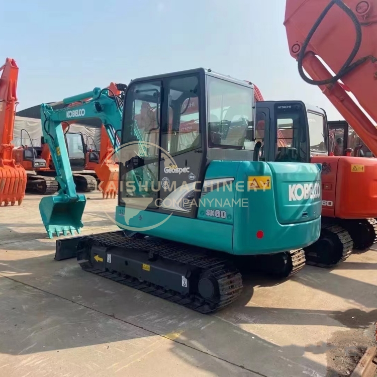 Good Condition Kobelco SK 60 Excavator Mini with 0.24 m3 Bucket Capacity in Shanghai