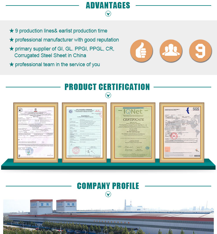 Hot Dip PPGI PPGL Galvanized Color Coated Steel Coil 22 Gauge
