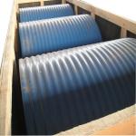 Belt Conveyor Accessories Curved color steel tile UV conveyor rain cover