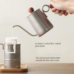 Coffee Making with Stainless Steel Gooseneck Coffee Maker and Long Mouth Drip