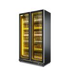 Fan Cooling Glass Door Upright Refrigerator For Sell Monster Energy Drink