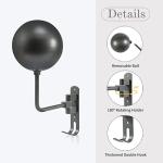 Powder Coating Helmet Holder Metal Stand Wall Mounted Rack for Motorcycle