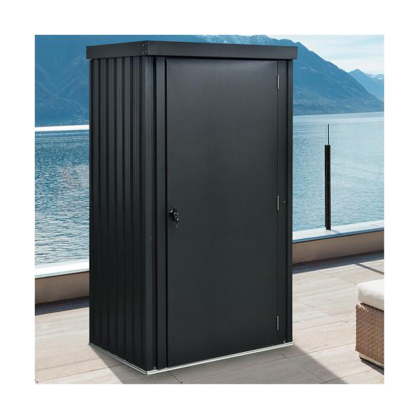 0.8m2 0.4mm Compact Storage Shed High End Easy Installed Garden Tool Storage
