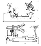 CE Standard 380V 50Hz Truck Tire Changing Machine / Heavy Duty Tire Changer