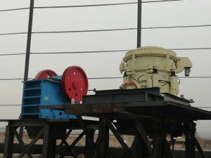 China Customized PE600X900 Jaw Crusher+HP300 Multi Cylinder Cone Crusher Machine For River Pebble Crusher Plant on sale