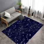 Living room large carpet, bedroom floor mat, scenic, artistic, cute, non slip