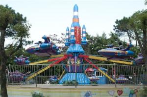 Quality 16 Seats Helicopter Amusement Ride , Automatic Aircraft Plane Carnival Ride wholesale