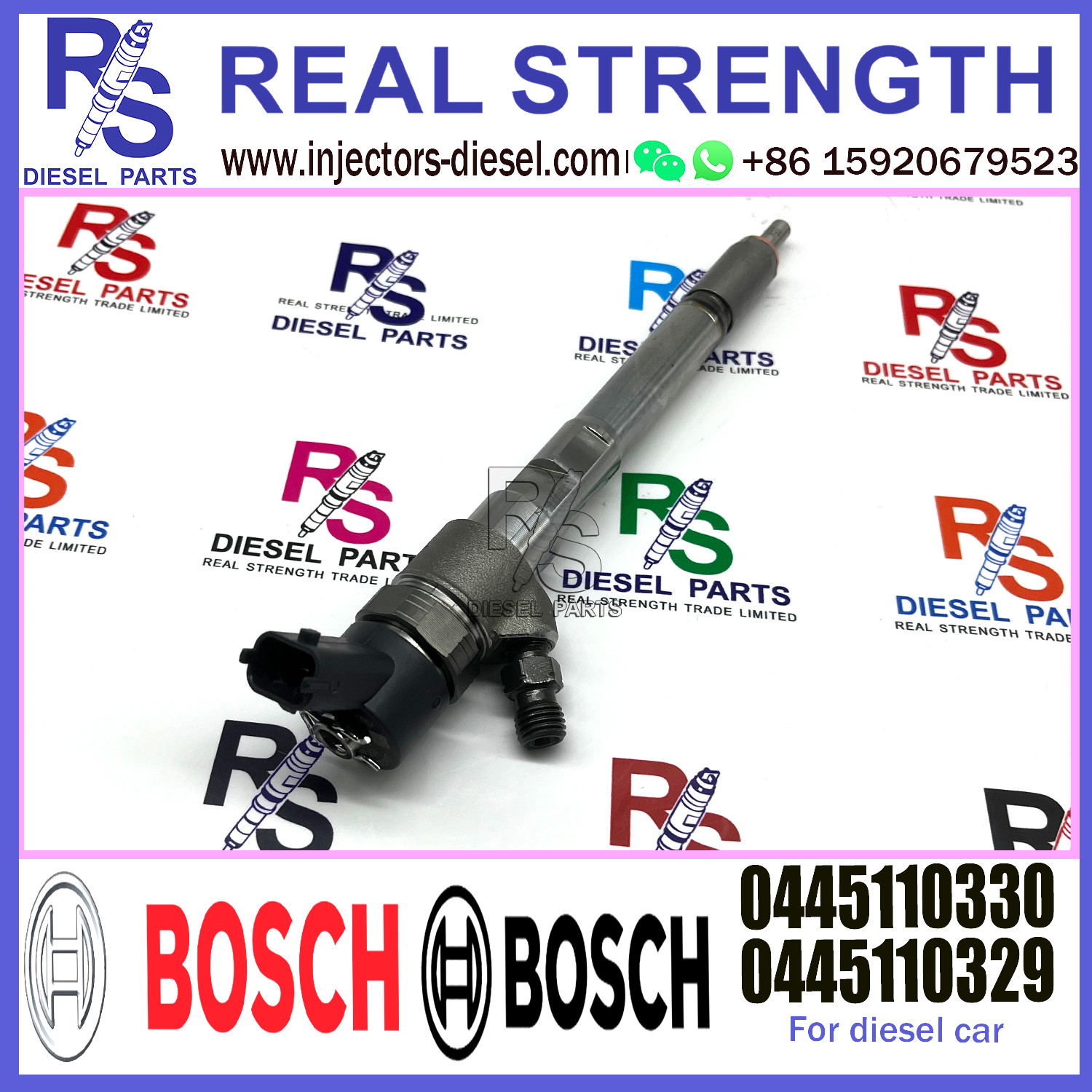 Genuine Original New Injector 0445110329 0445110330 0445110331 for HYUNDAI engine 33800-27750