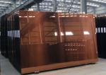 Grounding Edge 12.38mm Louver Reflective Tempered Glass Panels
