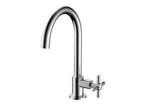 Quality Luxury Kitchen Modern Kitchen Taps , Chrome Kitchen Sink Taps T8103 wholesale