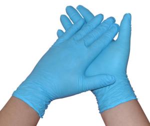 Quality OEM Blue 8 Inch 100% Nitrile Disposable Gloves Small wholesale