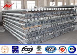 Quality Hot Dip Galvanized Double Arm Q345 Steel Pole For Street Light wholesale